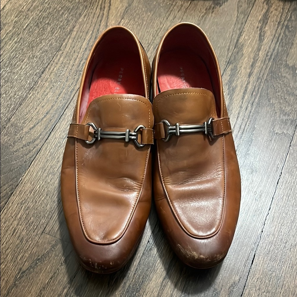 Men's Brown Leather Loafers